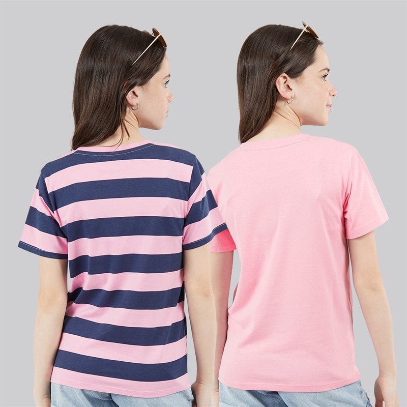 Girls Dandelion Two Pack T-Shirts Pink - Image 2