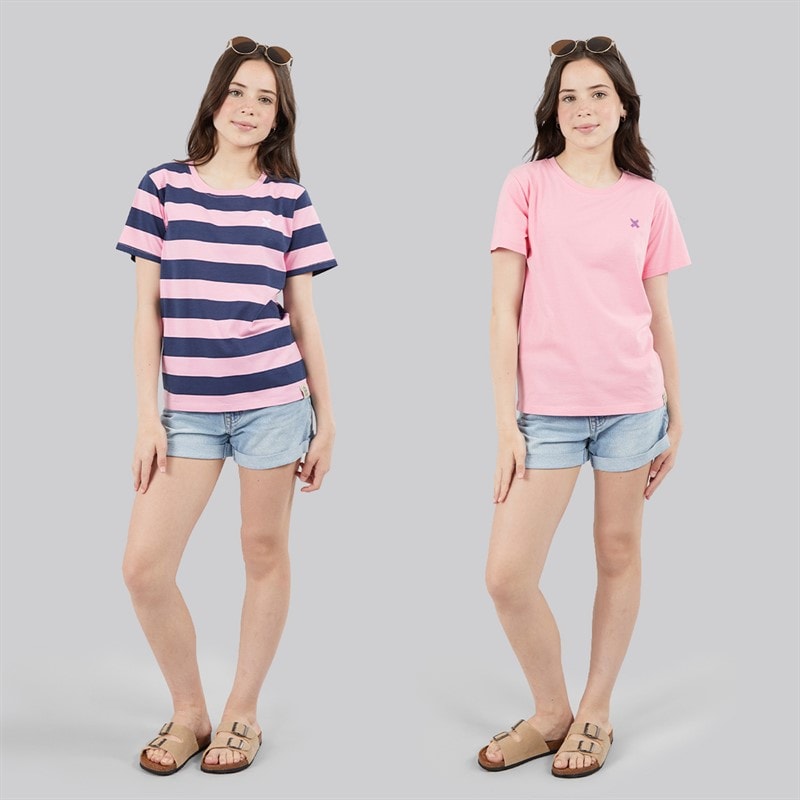 Girls Dandelion Two Pack T-Shirts Pink - Image 3