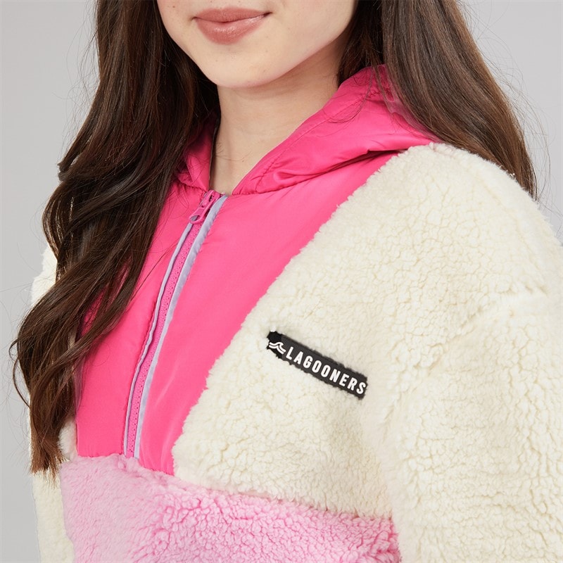 Girls Dudly Borg Fleece Pink - Image 3