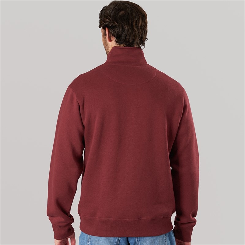 Mens Sargasso 2 Funnel Neck Sweat undy Burgundy - Image 2