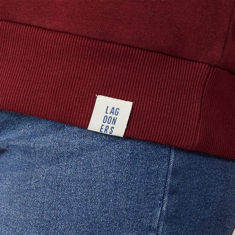 Womens Willowmere Graphic Sweatshirt Burgundy - Image 4