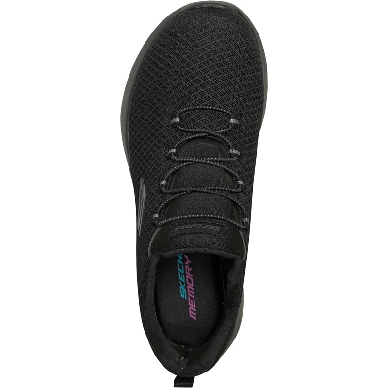 Womens Dynamight Trainers Black/Black - Image 4