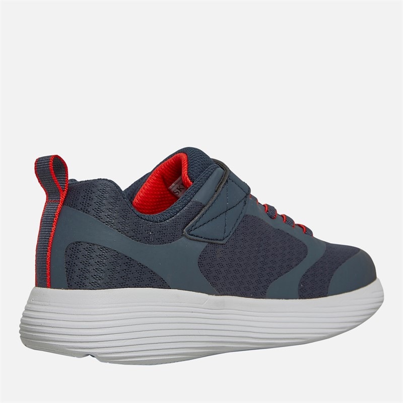 SKECHERS Boys Go Run 400 V2 Goltran Trainers Navy/Red - Image 5