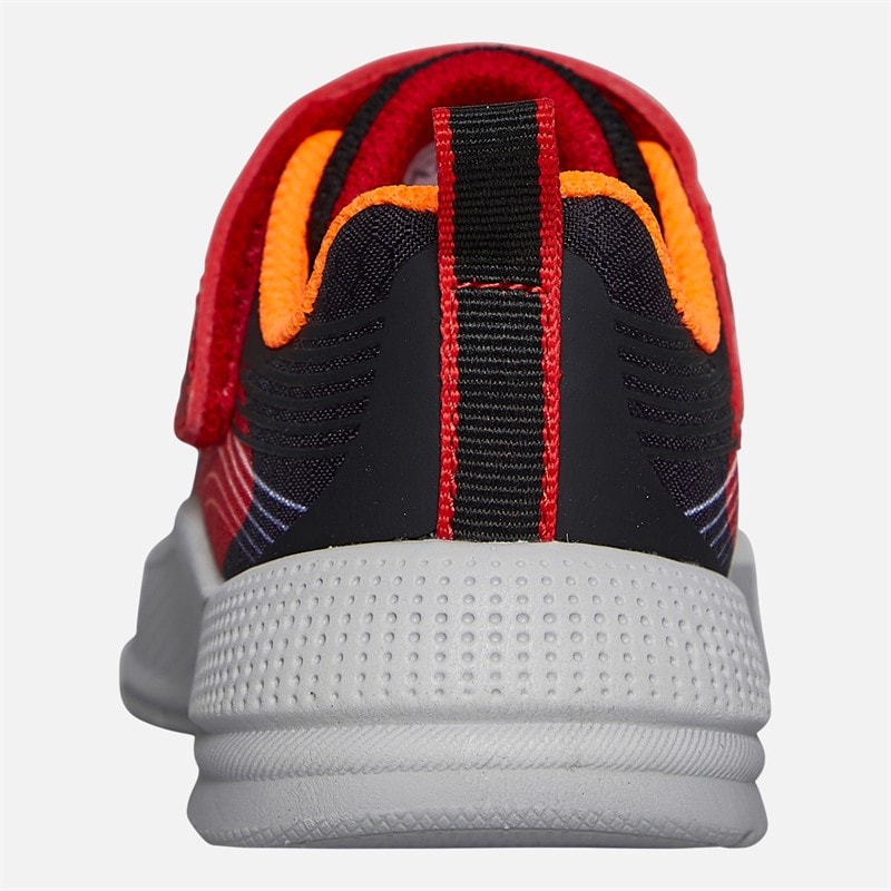 SKECHERS Infant Boys Microspec Advance Trainers Red/Black - Image 3