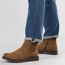 Mens Tenyson Chelsea Boots Dark Brown