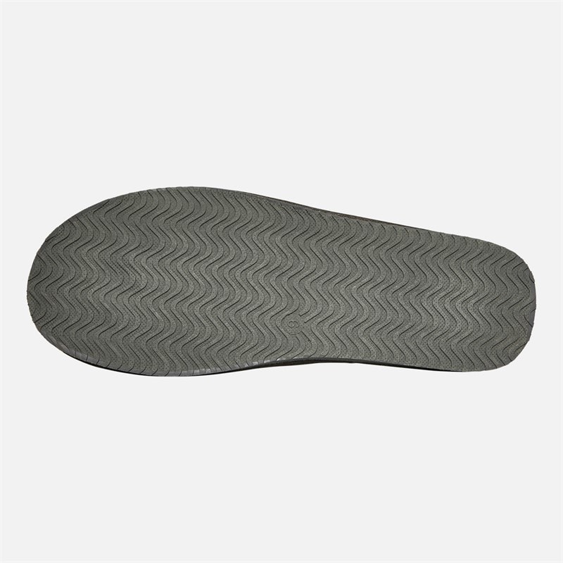Mens Kinross Mule Slippers Grey - Image 3
