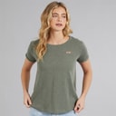 Womens Saturdaze Short Sleeve T-Shirt Agave Green