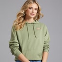 Womens Saturdaze Hoodie Oil Green