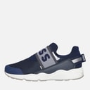 Junior Boys Logo Elastic Strap Trainers Navy