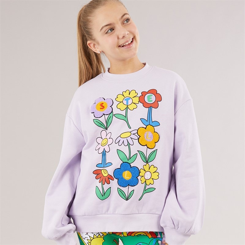 Girls Sweatshirt Purple - Image 1