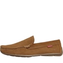 Mens Seaton Leather Driving Moccasins Tan Suede