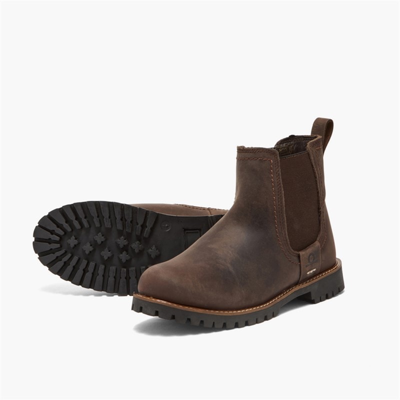 Womens Pendle Chelsea Boots Chocolate - Image 2