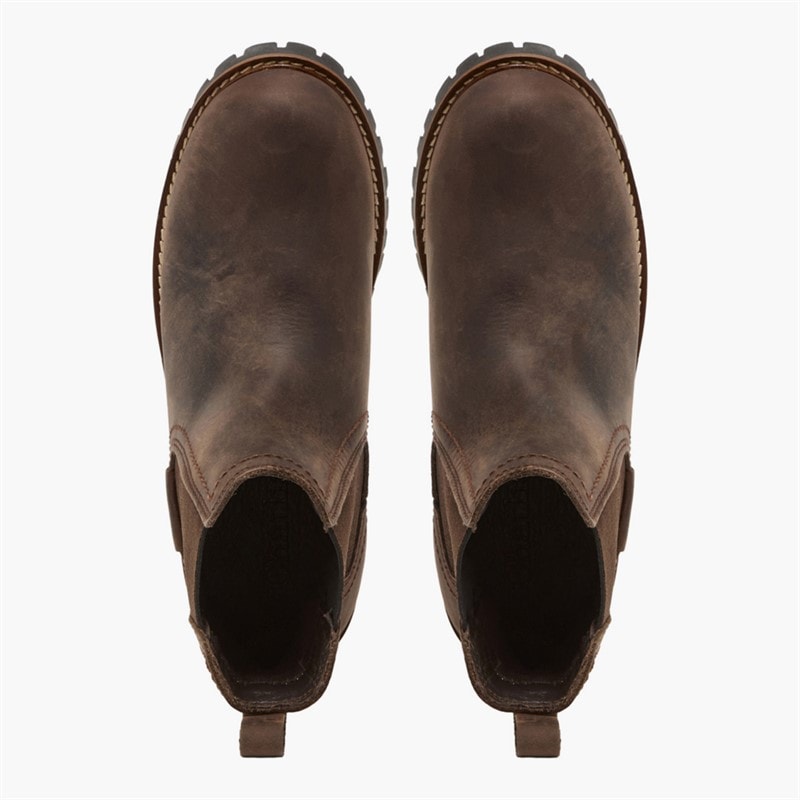 Womens Pendle Chelsea Boots Chocolate - Image 4