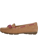 Womens Paxos Driving Moccasins Tan Suede