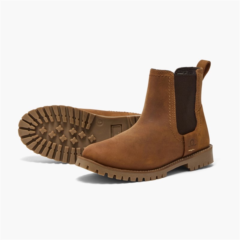 Womens Pendle Chelsea Boots Tan - Image 2