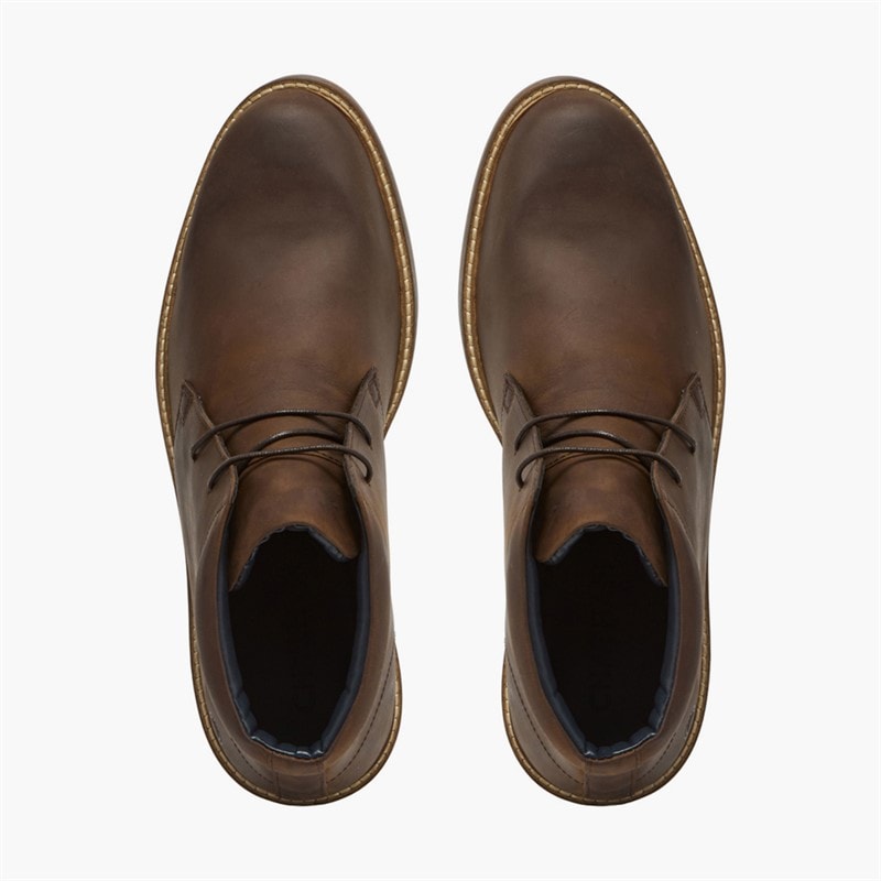 Mens Malvern Boots Brown - Image 4