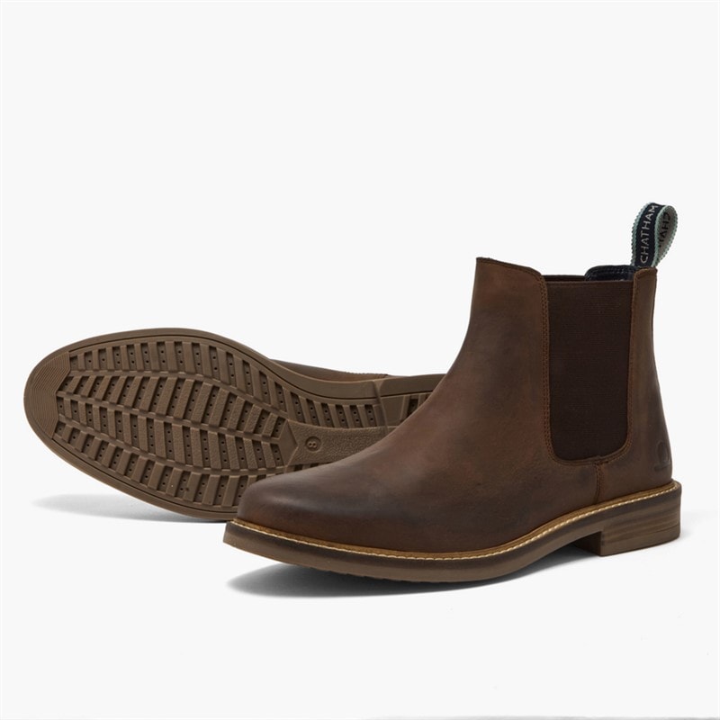Mens Wenlock Chelsea Boots Brown - Image 2