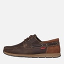 Mens Kerrier Deck Shoes Dark Brown