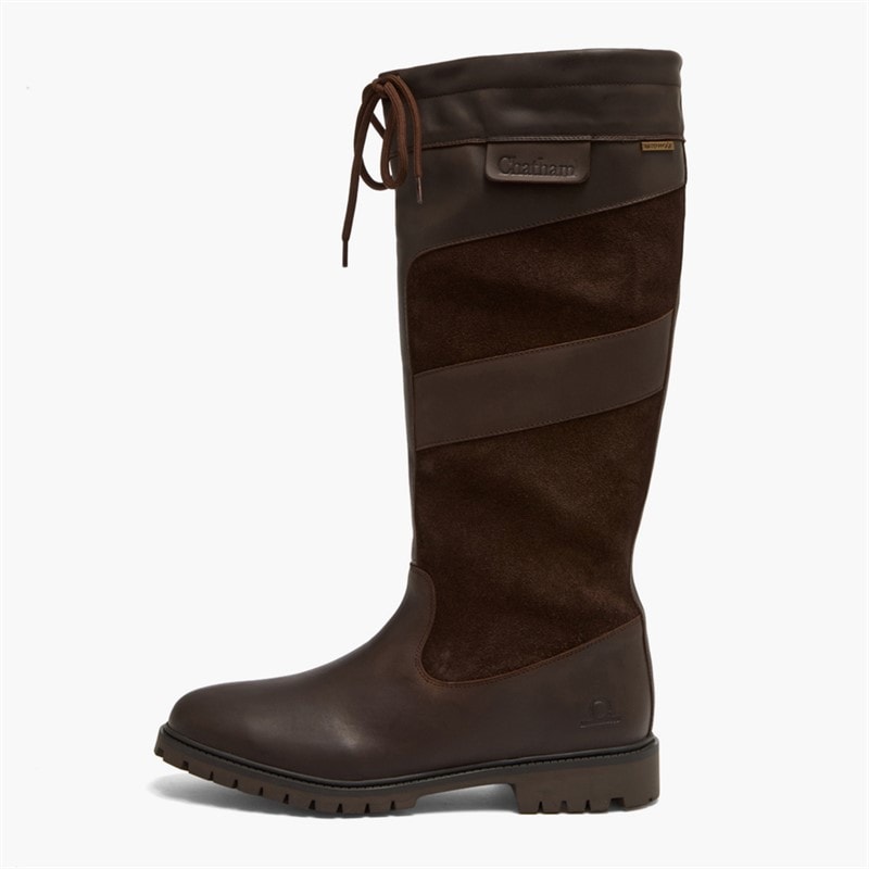 Chatham Marine Mens Buttern Tall Boots Dark Brown