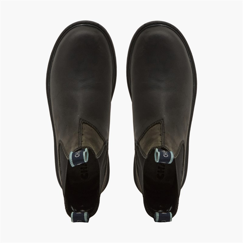 Womens Higger Chelsea Boots Black - Image 4