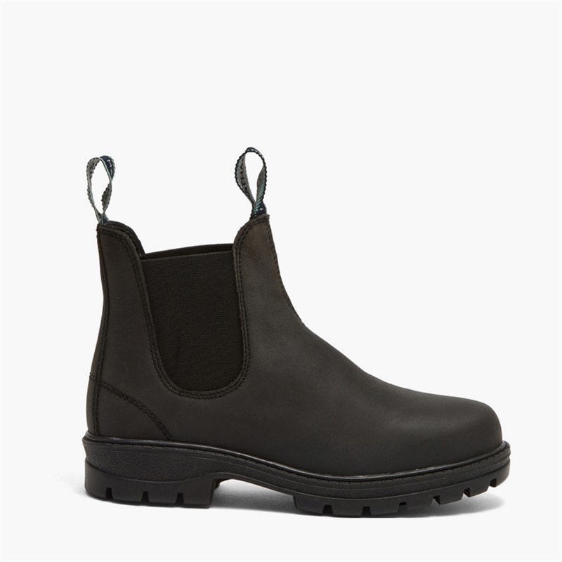 Womens Higger Chelsea Boots Black - Image 5