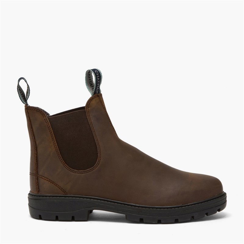 Mens Lavery Chelsea Boots Chocolate - Image 5