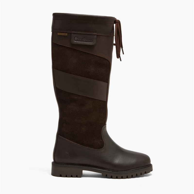 Womens Brea Tall Boots Dark Brown - Image 5