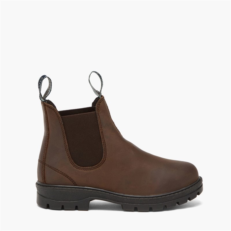 Womens Higger Chelsea Boots Chocolate - Image 5