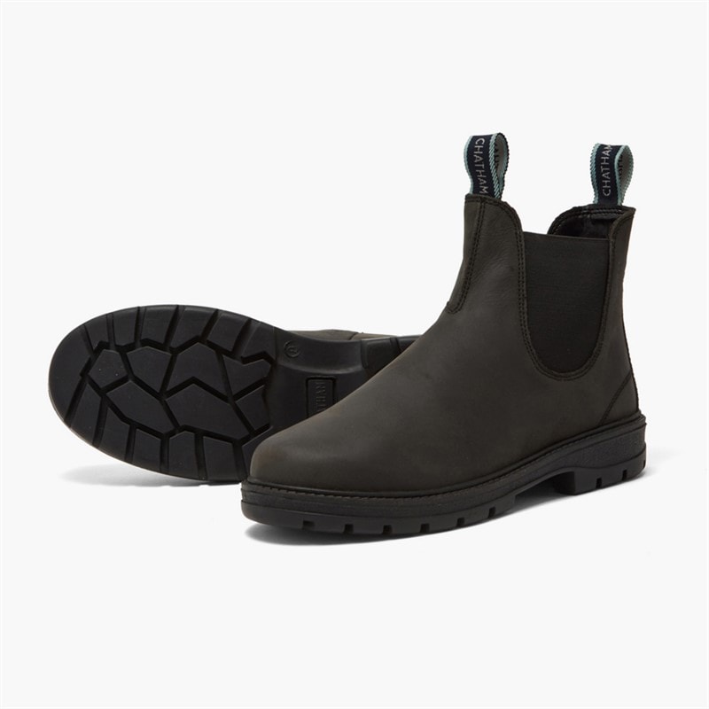 Mens Lavery Chelsea Boots Black - Image 2