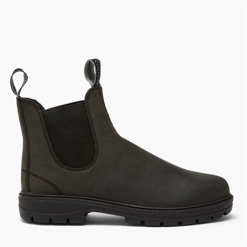 Mens Lavery Chelsea Boots Black - Image 5