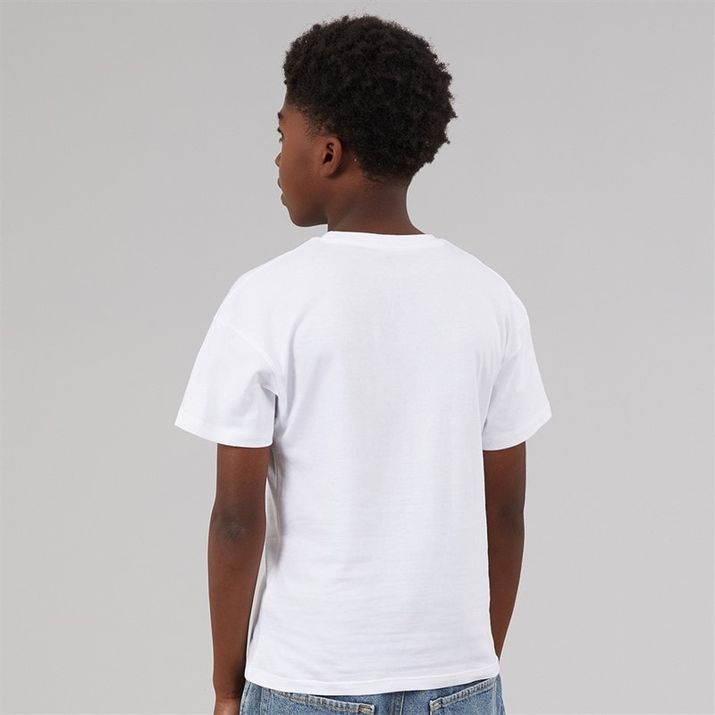 Boys T-Shirt Pure White - Image 2