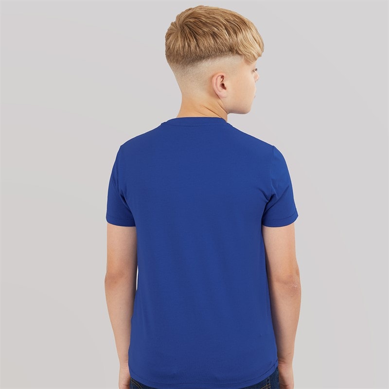 Boys Minime T-Shirt Florescent Blue - Image 2