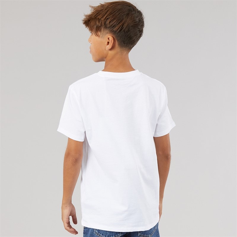 Boys T-Shirt Pure White - Image 2