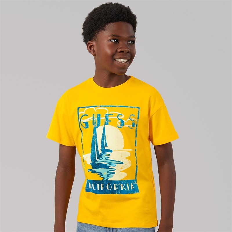Boys T-Shirt Rich Yellow - Image 3
