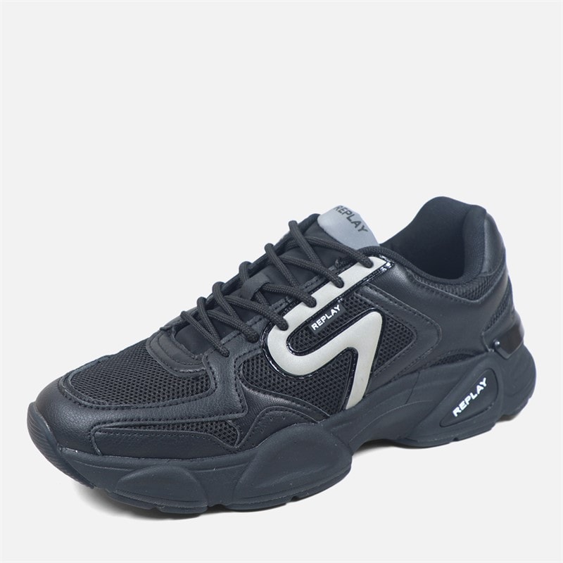 Mens Destiny Trainers Black - Image 2
