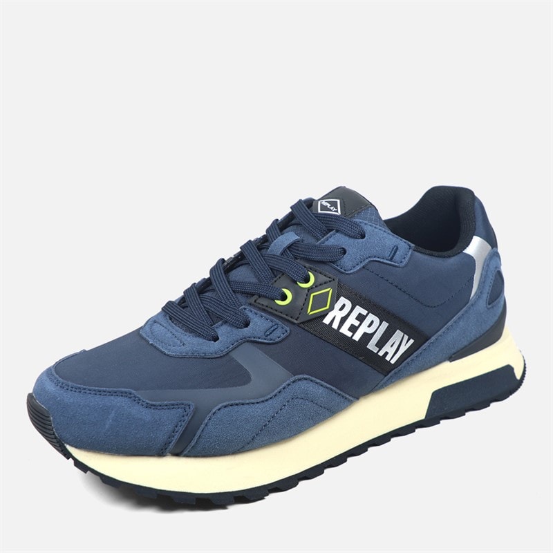 Mens Bullet Trainers Navy - Image 2