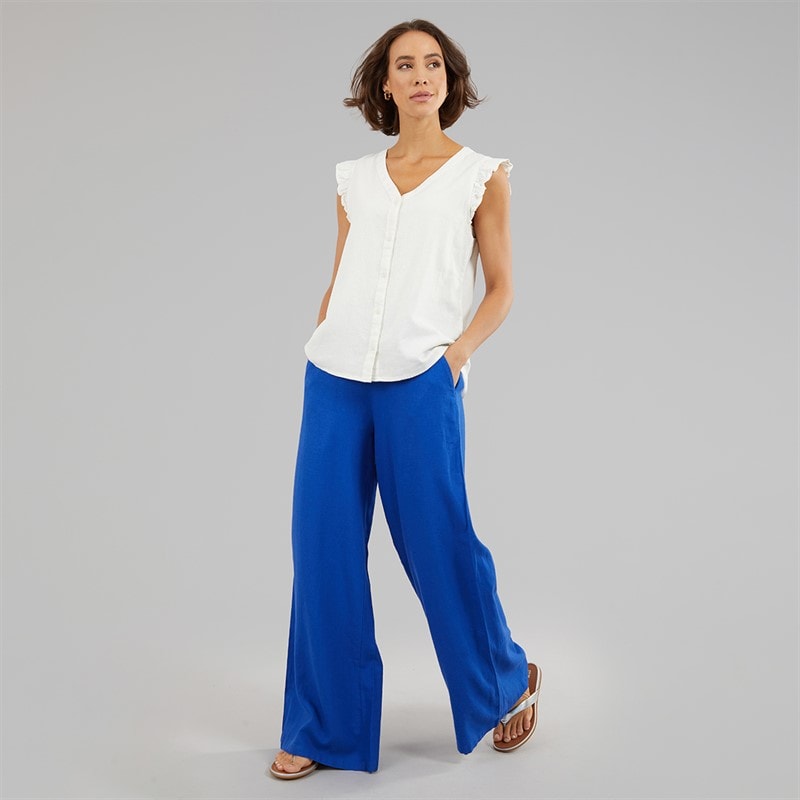 Amara Womens Reya Roanna Trousers Clematis Blue - Image 5