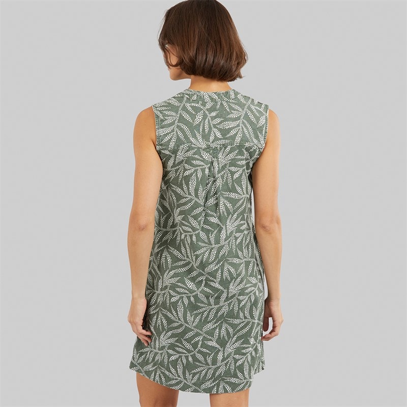 Amara Womens Reya Mersey Dress Thyme - Image 2