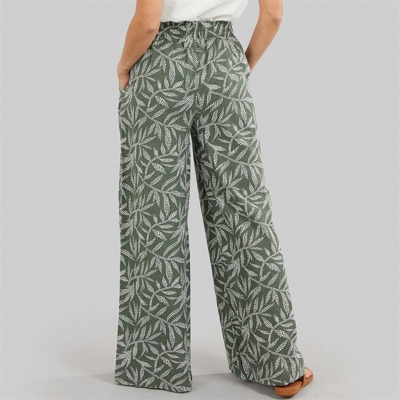 Amara Womens Reya Ramona Trousers Thyme - Image 2