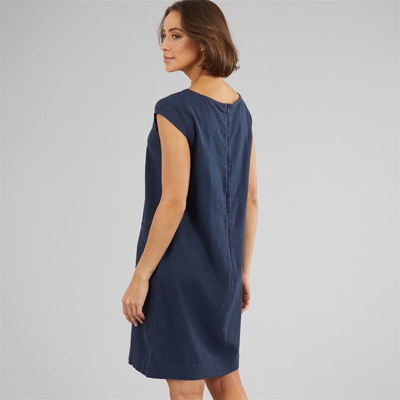 Amara Womens Reya Quanita Dress Navy - Image 2