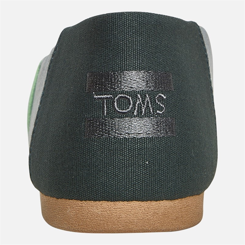 TOMS Mens Canvas Alpargata Espadrilles Dark Forest Green - Image 3