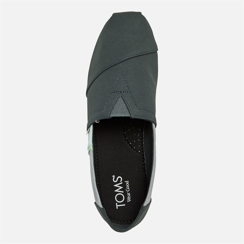 TOMS Mens Canvas Alpargata Espadrilles Dark Forest Green - Image 4