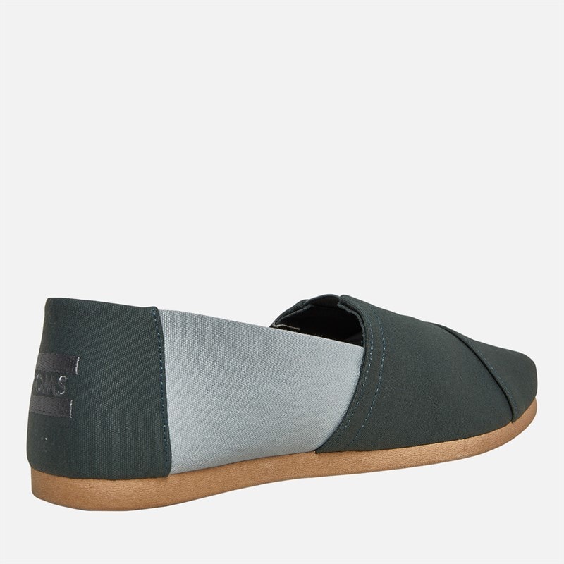 TOMS Mens Canvas Alpargata Espadrilles Dark Forest Green - Image 5