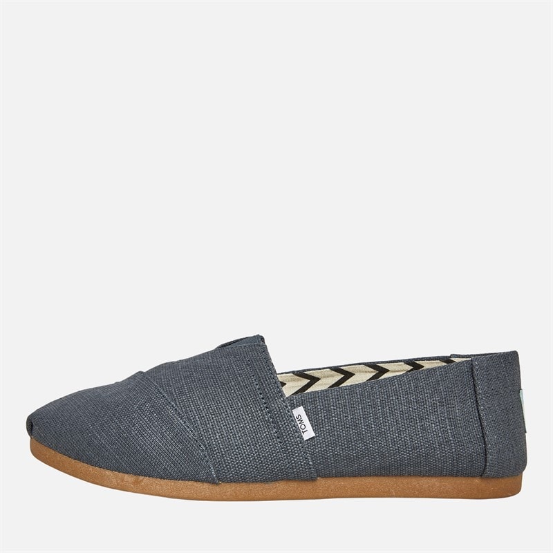 TOMS Mens Canvas Alpargata Espadrilles Dark Slate - Image 1