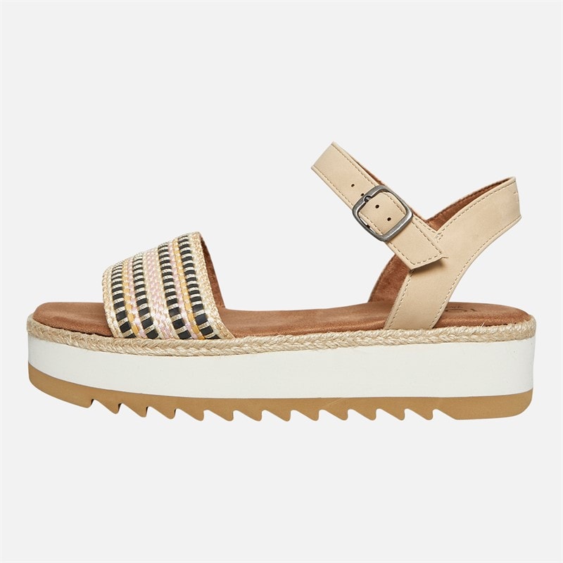 TOMS Womens Naia Ankle Strap Sandals Multi Color