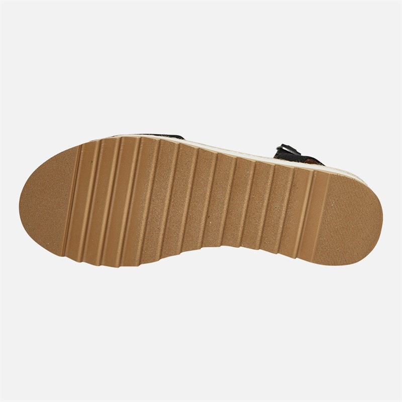 TOMS Womens Naia Ankle Strap Sandals Black - Image 2