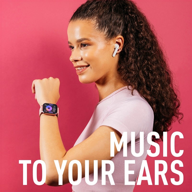 Reflex Active Womens Watch And Earbuds Set Pink - Image 2