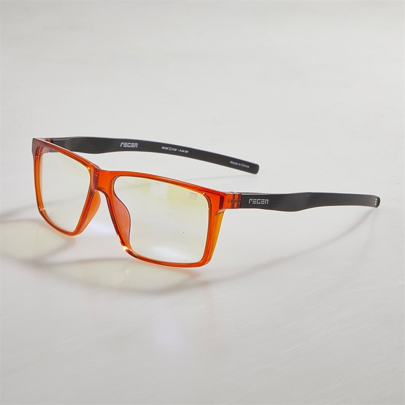 Regen Blue Blocking Gaming Glasses Orange Orage