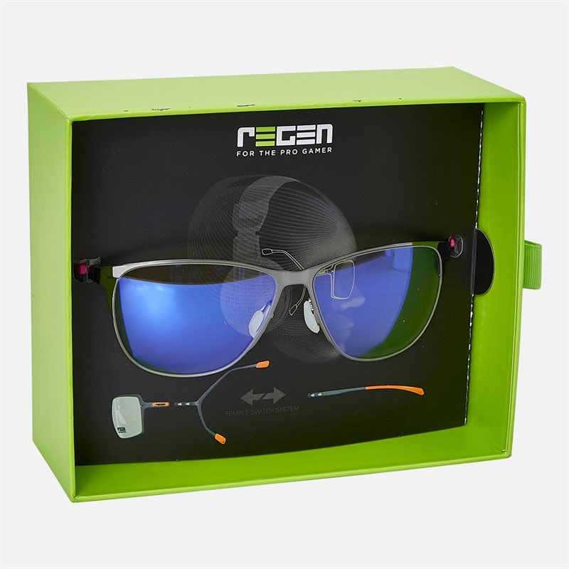 Regen Blue Blocking Gaming Glasses Dark Gun - Image 5