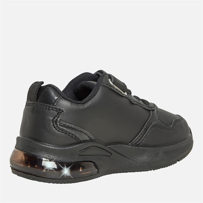 Lilo and Stitch Girls Light Up School Trainers Black - Image 5
